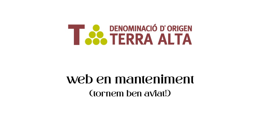 Pàgina en manteniment