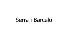 Serra i Barceló
