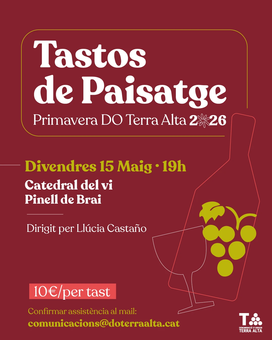 tastos de paisatge primavera do terra alta
