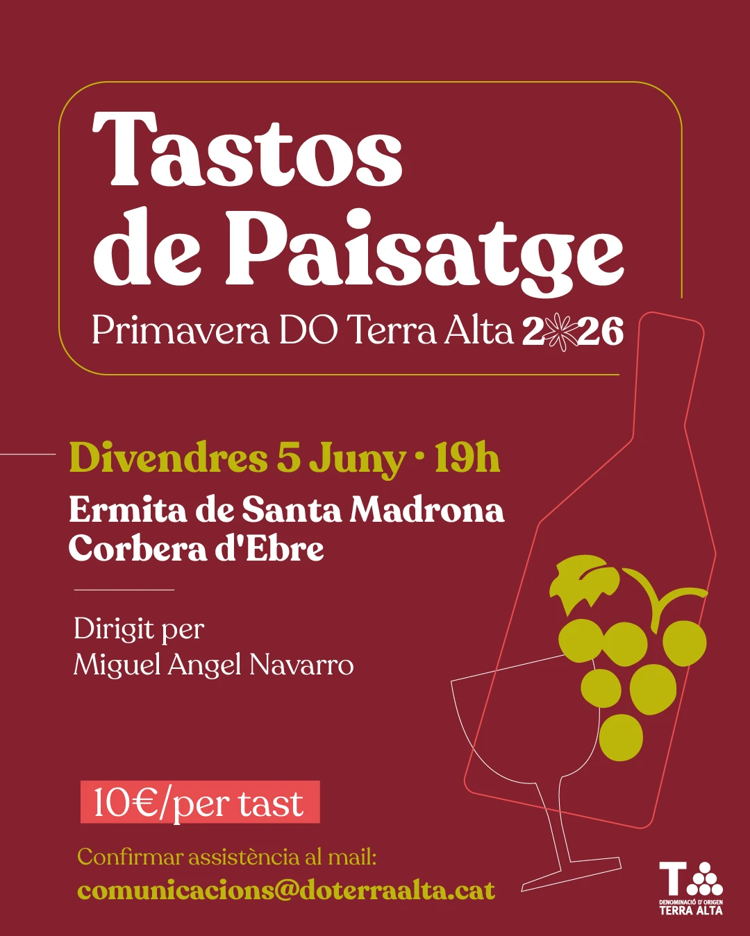 tastos de paisatge primavera do terra alta